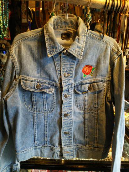 Remake Used Denim Jacket SYF Embroidery Lee