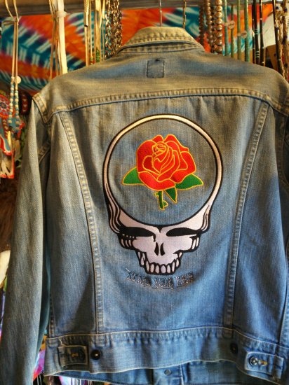 Remake Used Denim Jacket SYF Embroidery Lee
