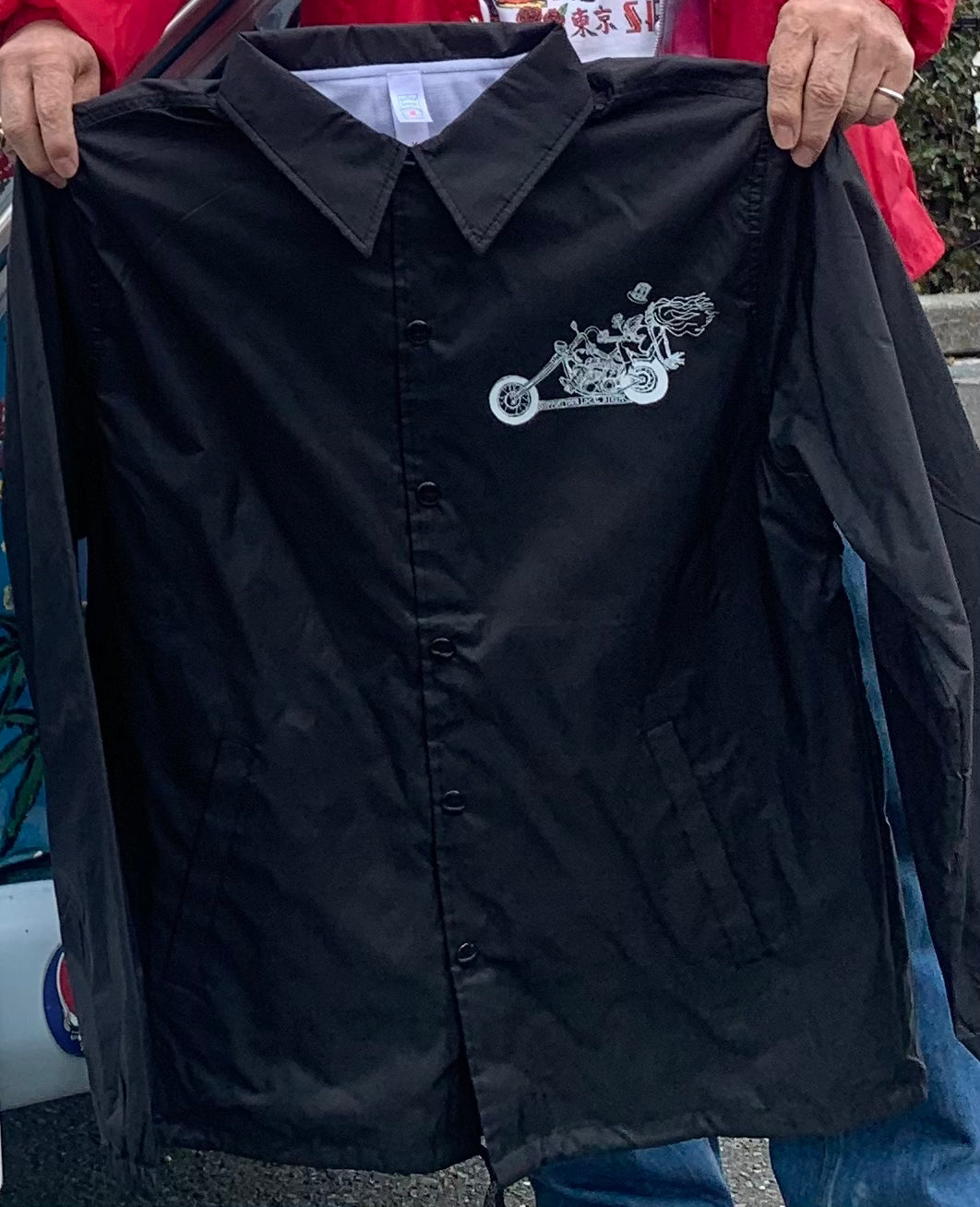 Coach Jacket Retro Biker Black