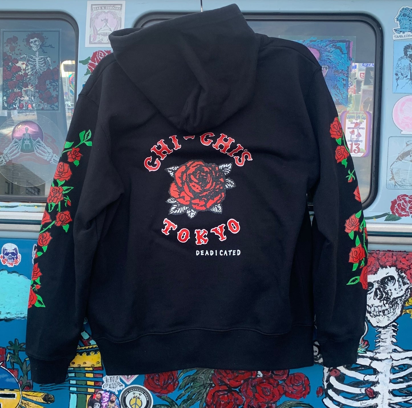 Enjoy Bus Pullover Hoodie Black