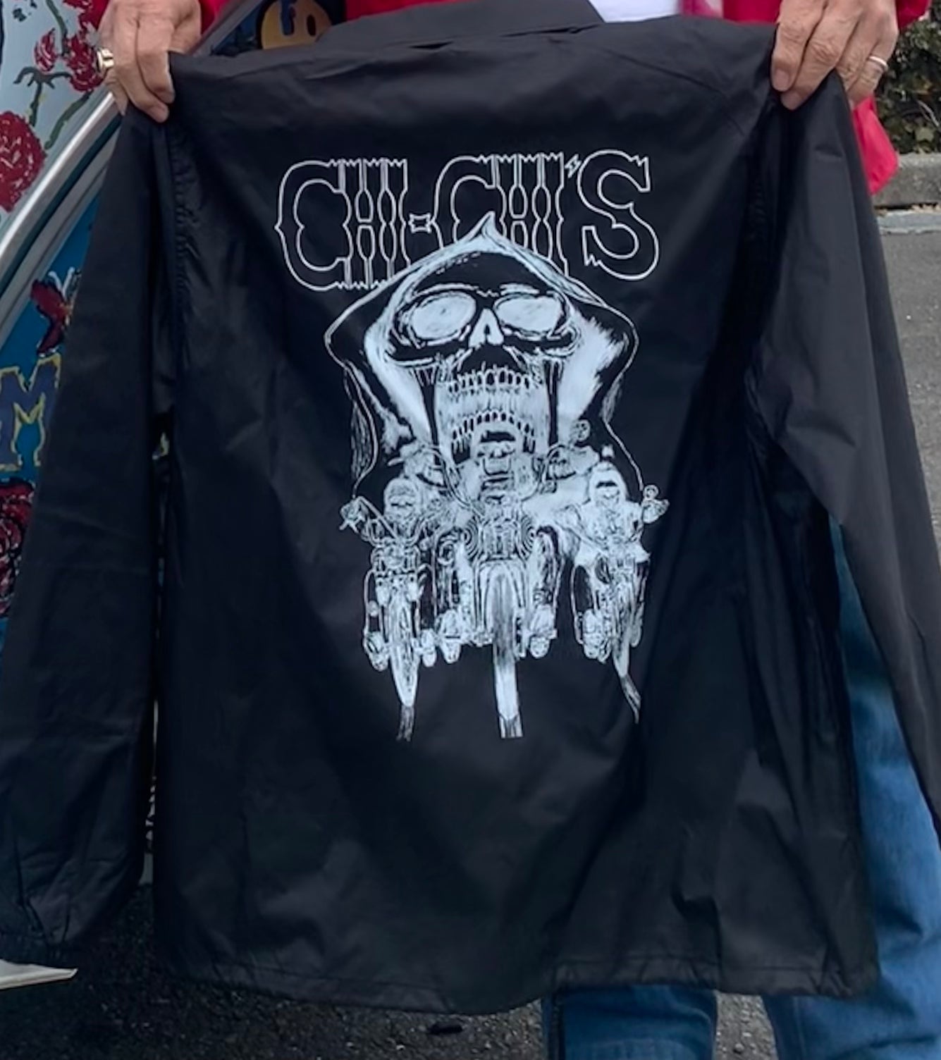 Coach Jacket Retro Biker Black