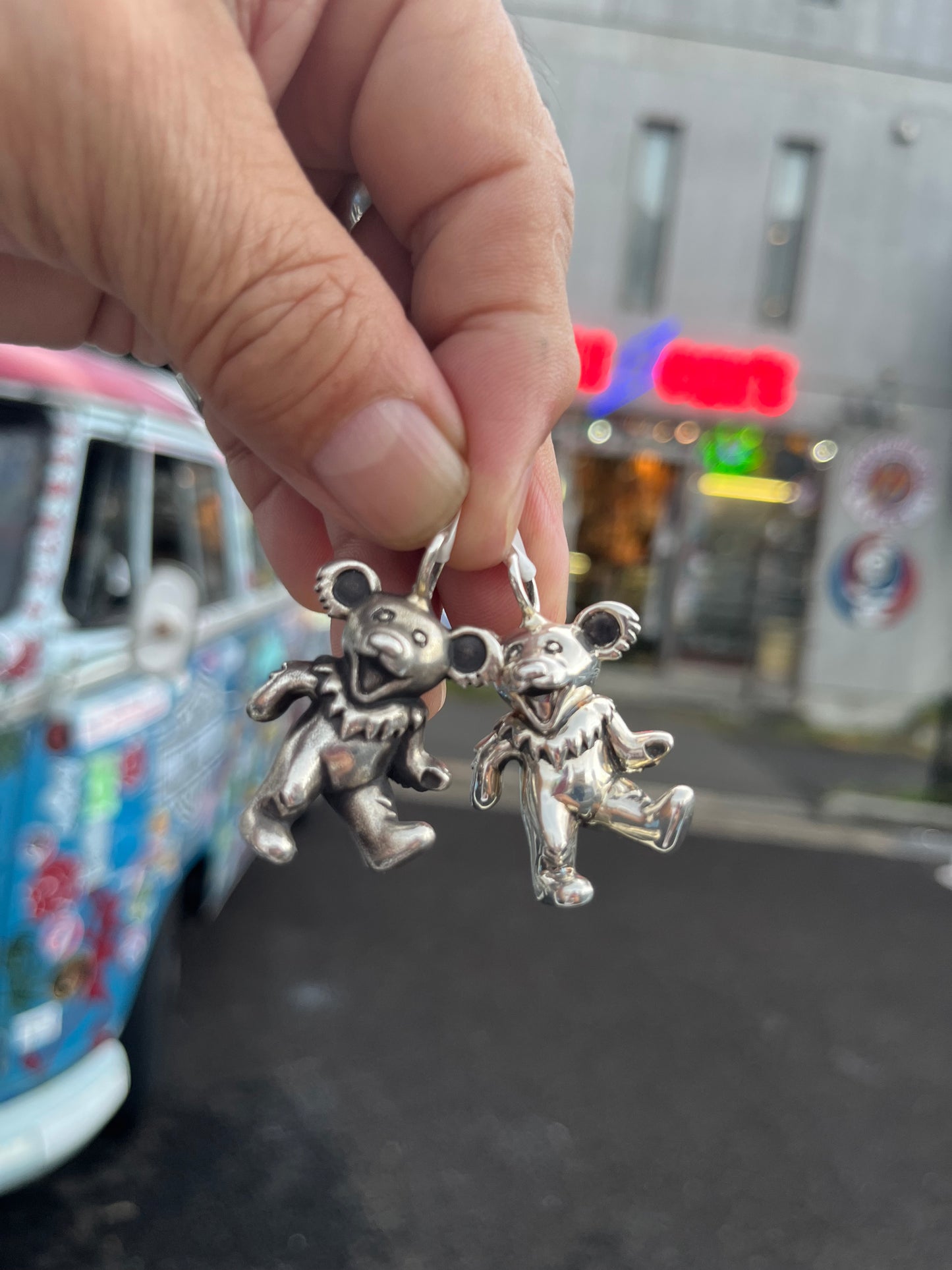 Bear Silver Top Polished
