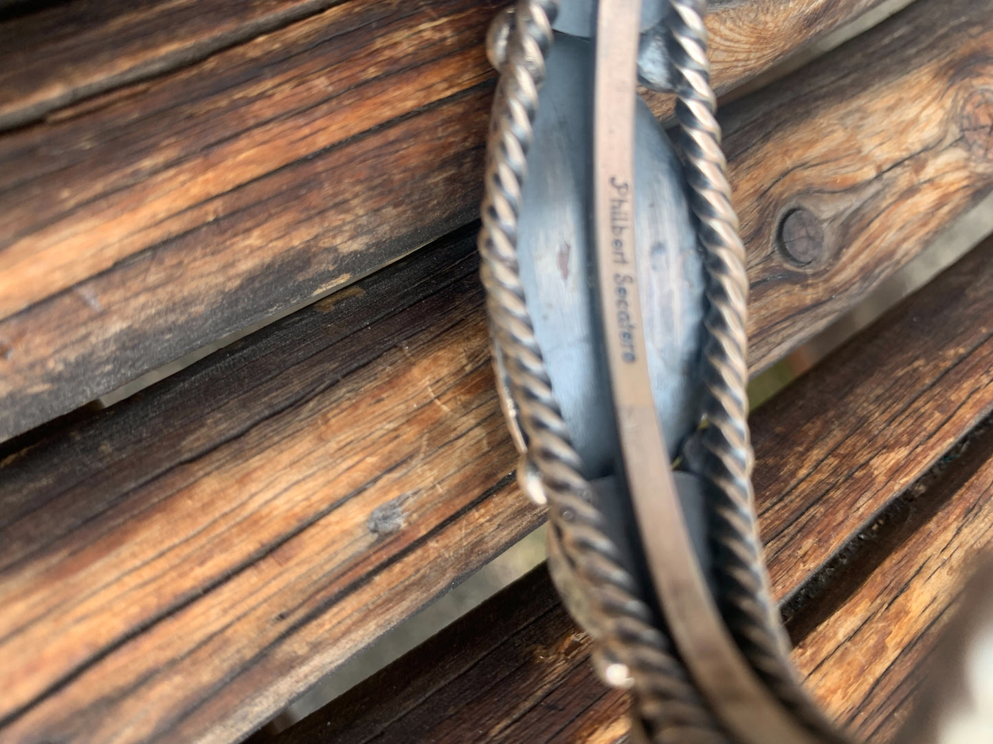Navajo族 Hand Made Turquoise Bangle