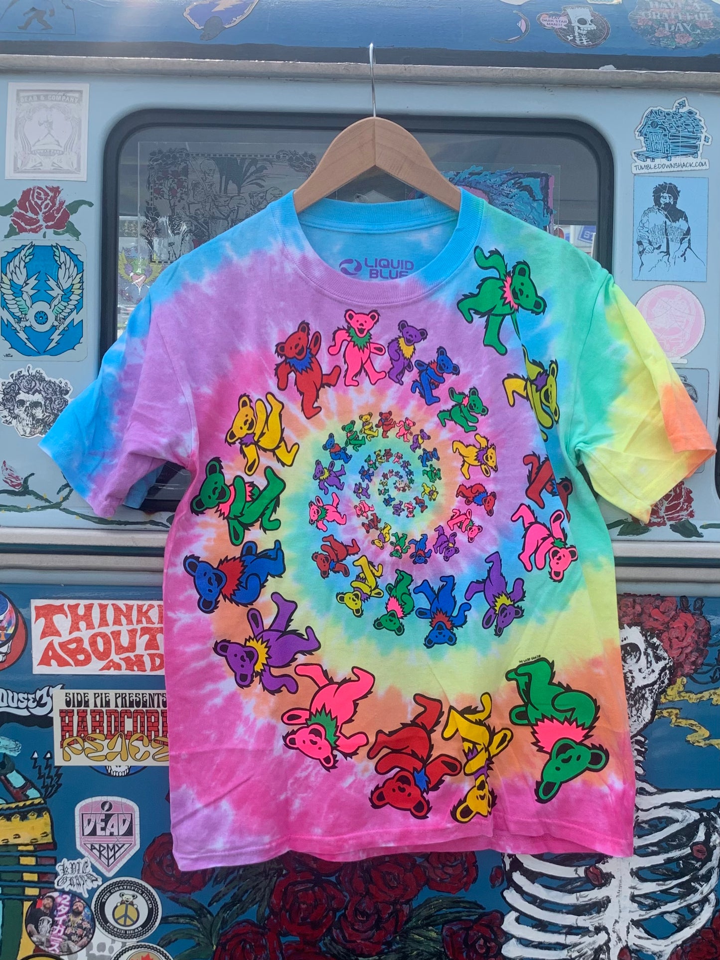 Grateful Dead T-Shirt Spiral Bears