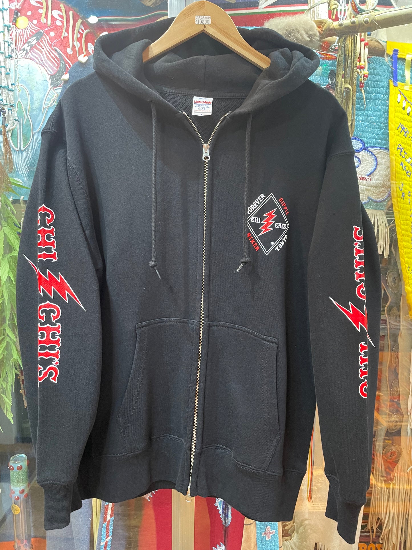 Zip up Hoodie Hippie Biker