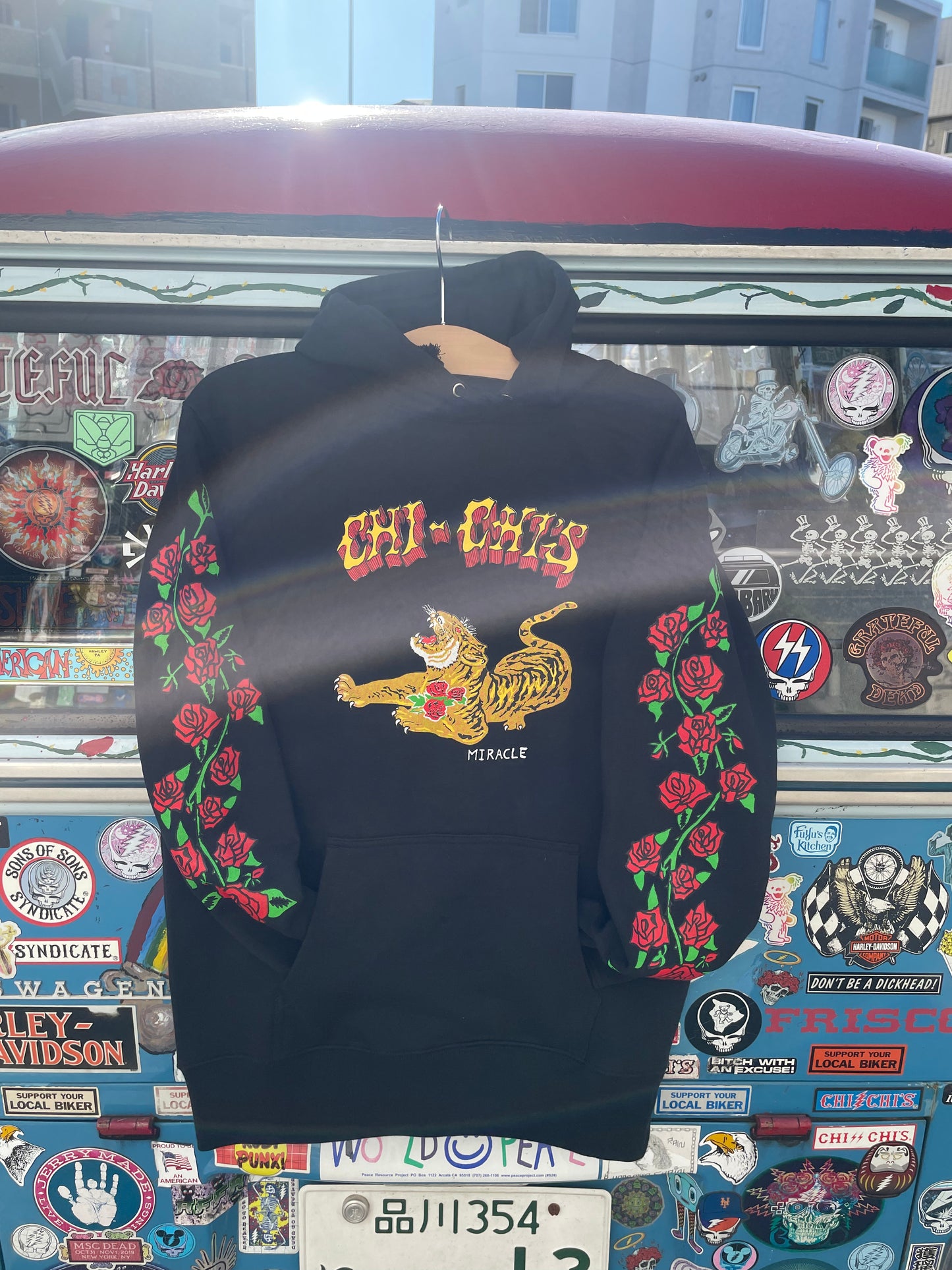Miracle Tiger Hoodie Black