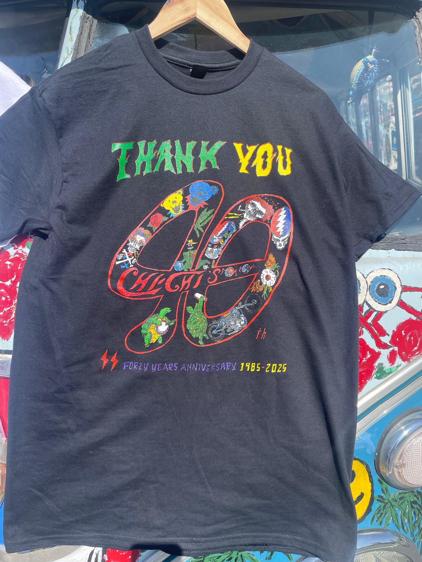 Thank you 40years T-Shirt(Black)
