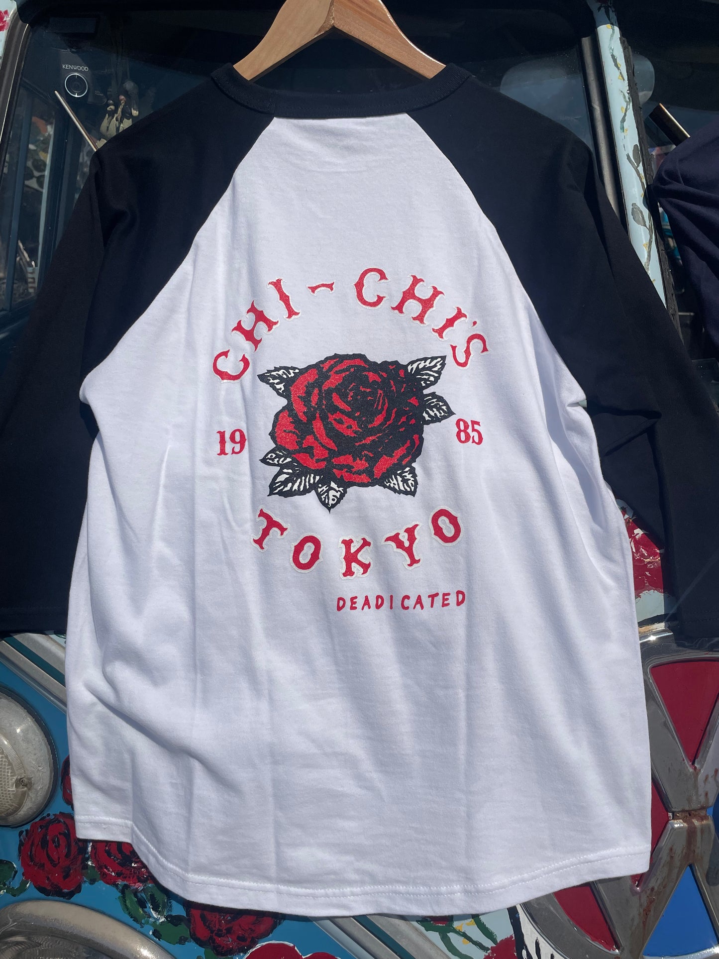 Thank you 40years Baseball Shirt(Black)