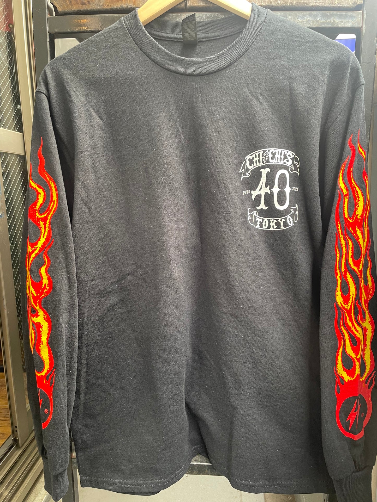 40th Anniversary Long Sleeve T-Shirt(Black)
