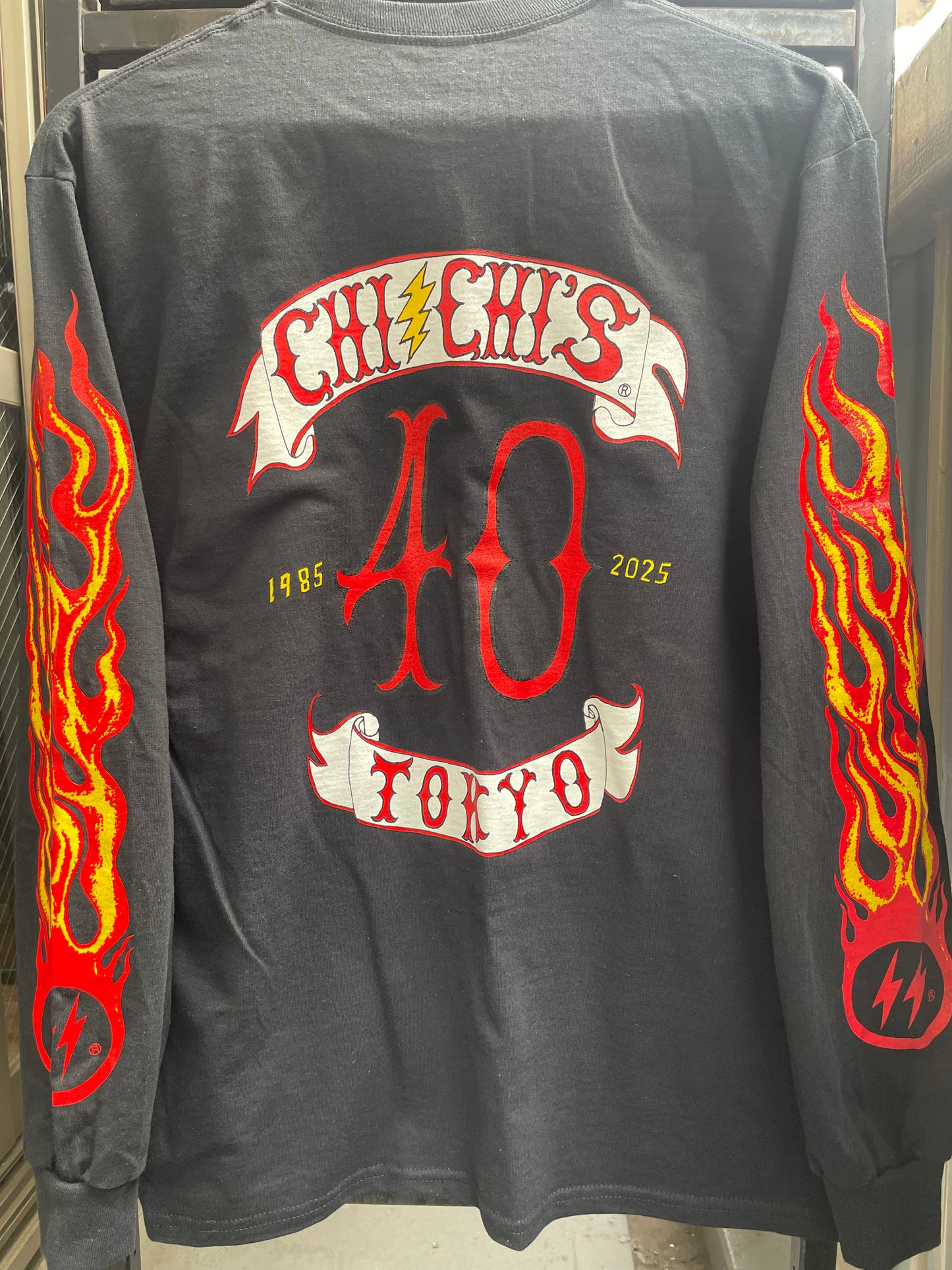 40th Anniversary Long Sleeve T-Shirt(Black)