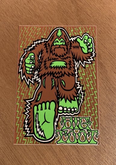 BigFoot sticker #6