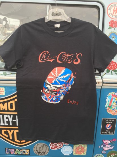 Enjoy Hippie Bus Black T-Shirt