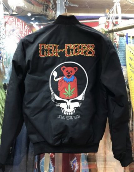 CHI-CHIS HEAD Embroidery Black Jacket