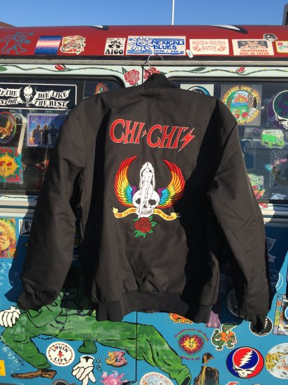 LOVE to RIDE Embroidery Black Jacket