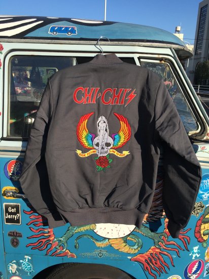 LOVE to RIDE Embroidery Gray Jacket