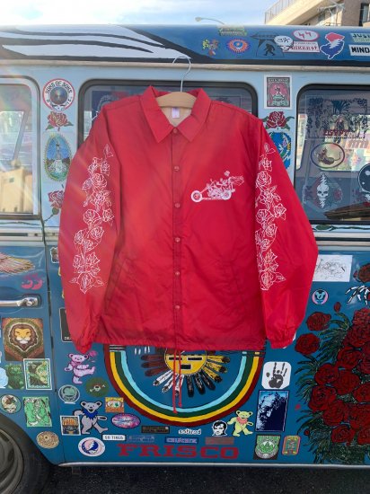 Hippie Biker in Shakedown Street Coach Jacket