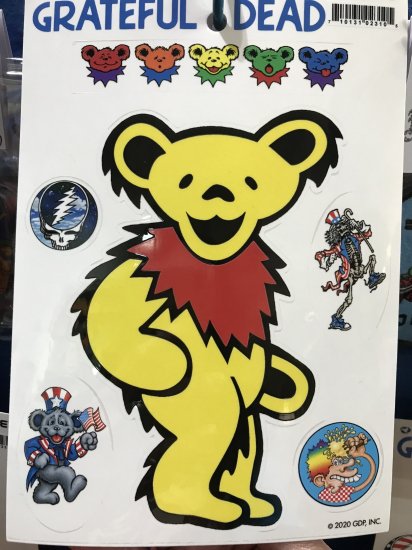 Diecut Yellow Bear Sticker
