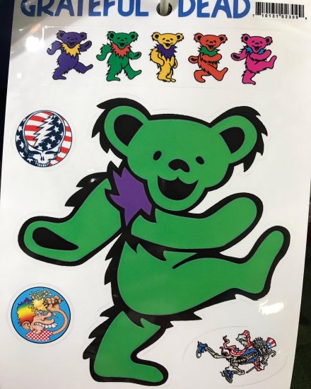 Diecut Green Bear Sticker