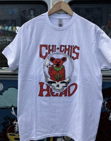 CHI-CHI'S HEAD White T-Shirt