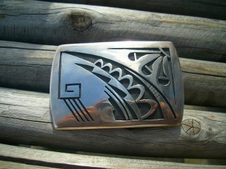 Second Mesa LYW Overlay Buckle