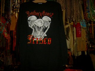 FRISCO CHOPPERS LONG SLEEVE T-SHIRTS SKULL ENGINE