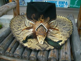 Charlie1Horse Rattlesnake Decoration Hat