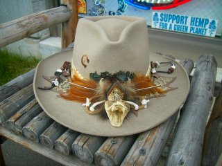 Charlie1Horse Rattoesnake Decoration Hat