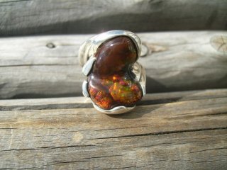 Fire Agate Ring