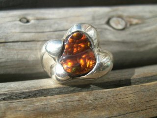 Fire Agate Ring