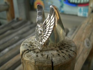 AMERICAN CUSTOM SILVER EAGLE RING