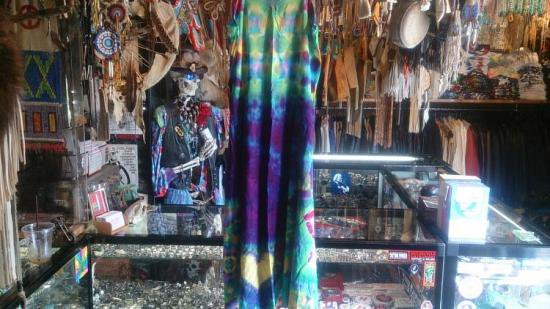 Tie-Dye Long Ribbon Strap Dress