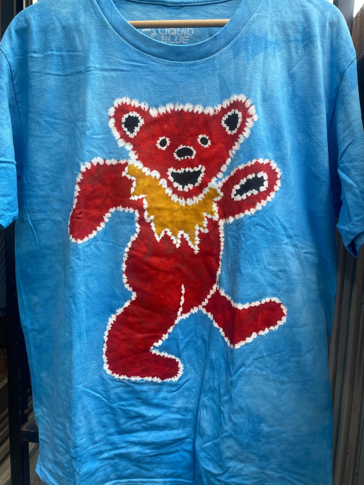 Grateful Dead T-Shirt TIE DYE RED BEAR