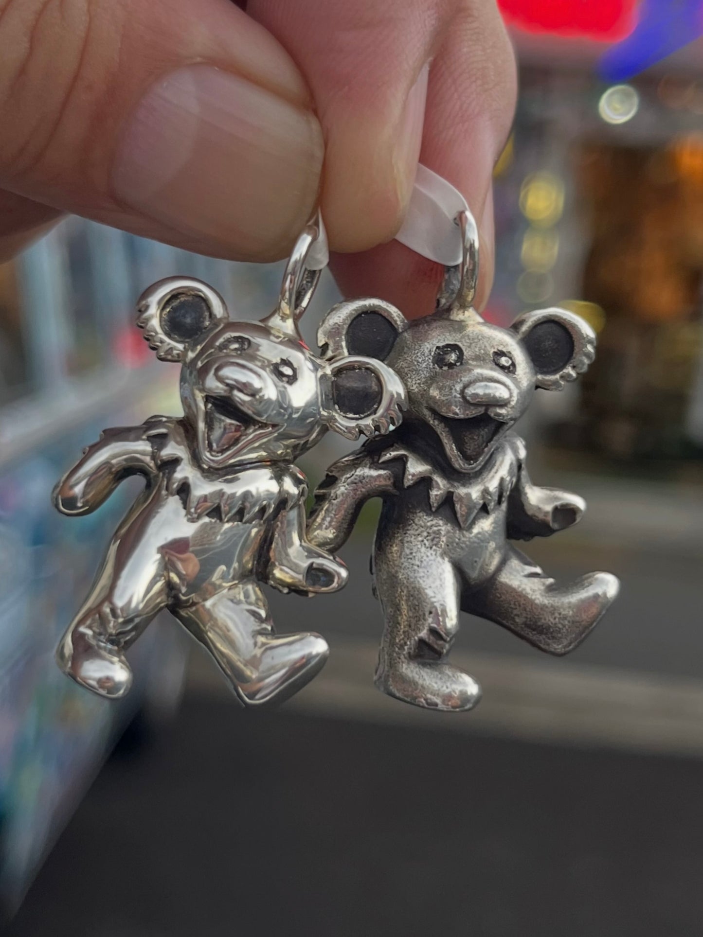Bear Silver Top Unpolished
