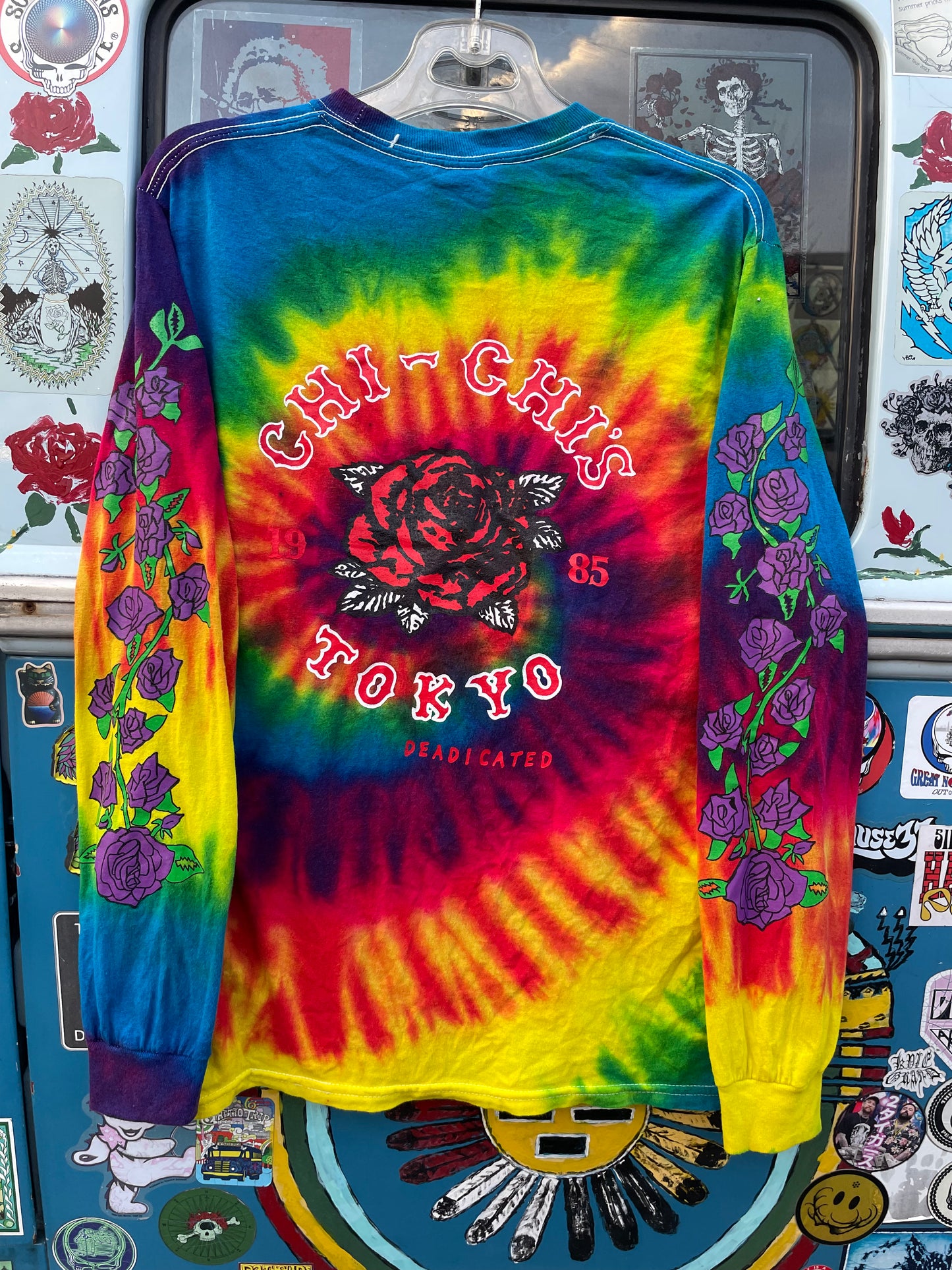 Peace Biker Tie Dye Long Sleeve