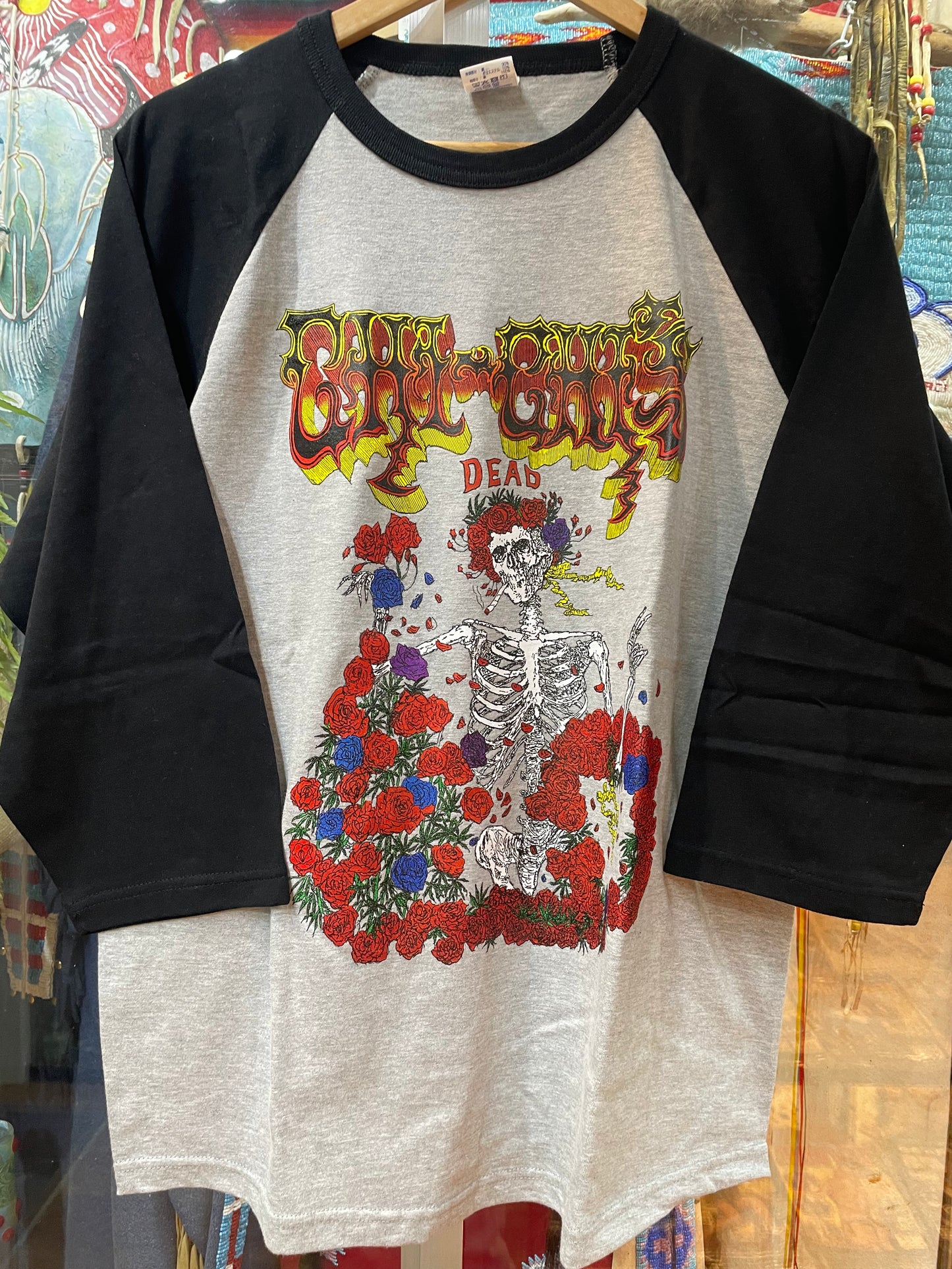 Bertha Baseball Shirt (灰×黒)