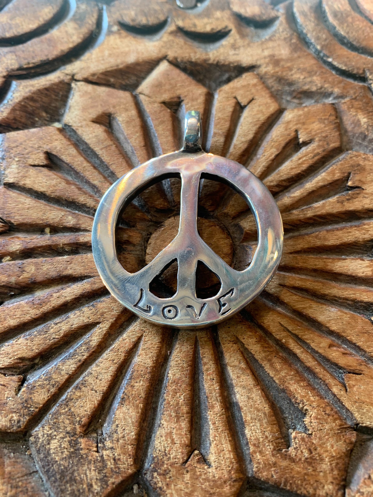 Peace Sign Silver Top(W Face)
