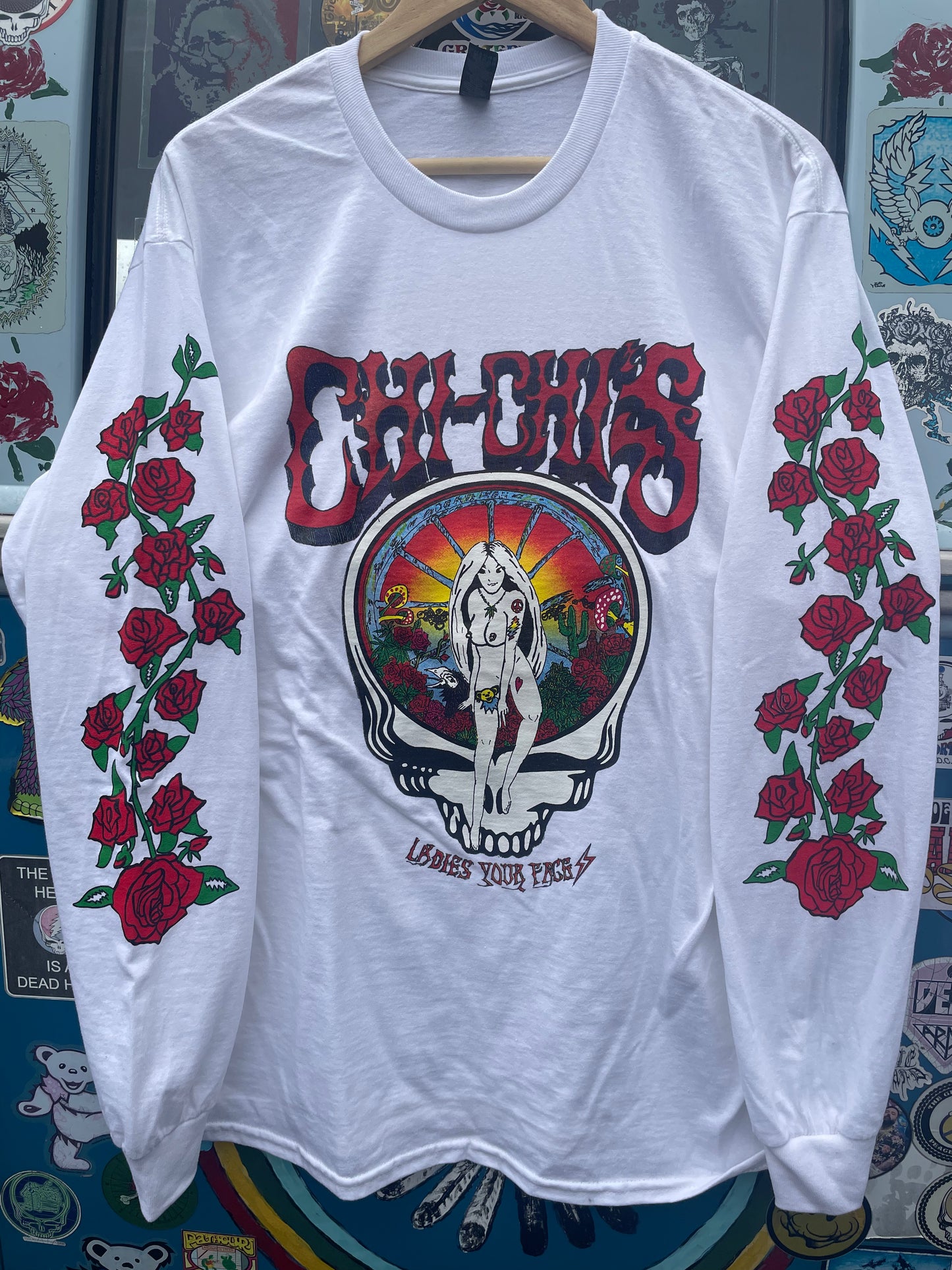 The Wheel White Long Sleeve T-Shirt
