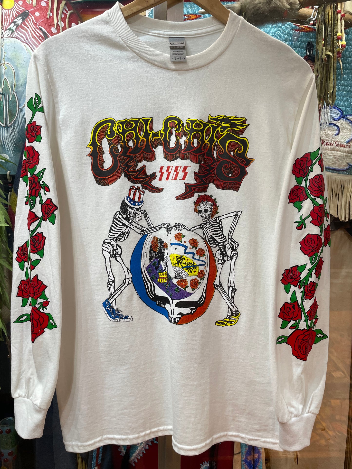 Kimono Girl White Long Sleeve T-Shirt