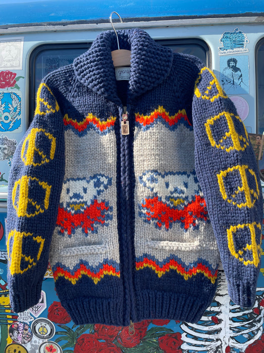 Canadian Heritage Sweater Peace Bear