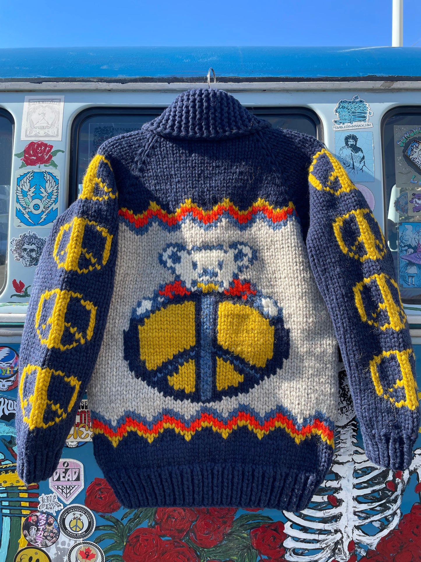 Canadian Heritage Sweater Peace Bear