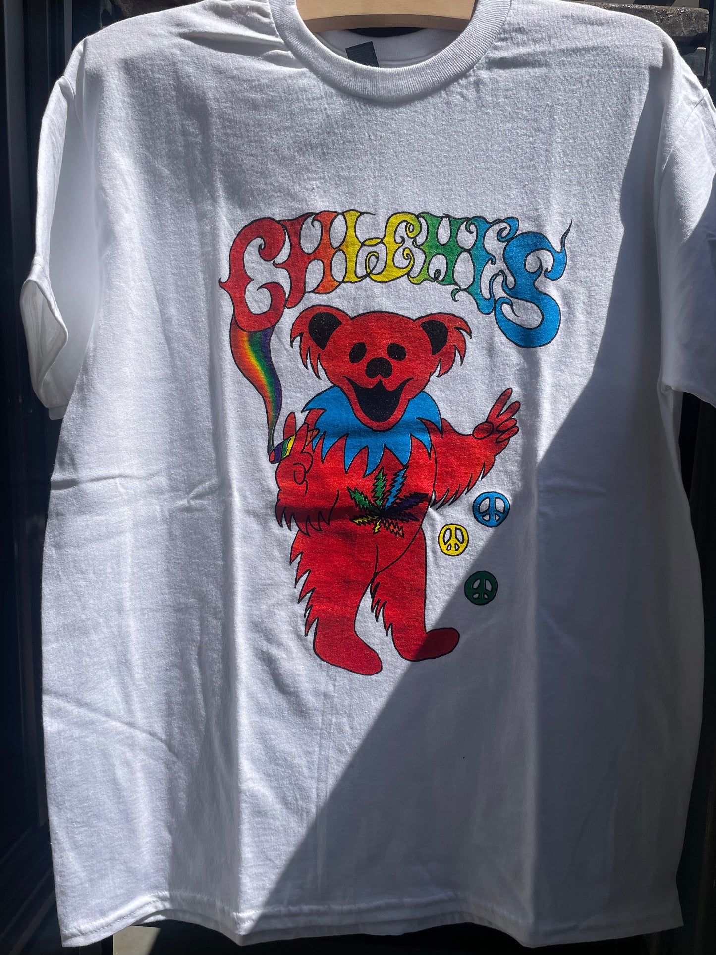 Smoking Bear T-Shirt (White)