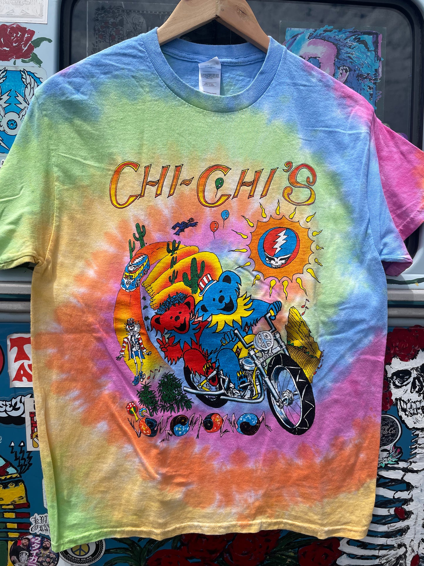 Cycle Bear Tie Dye T-Shirt