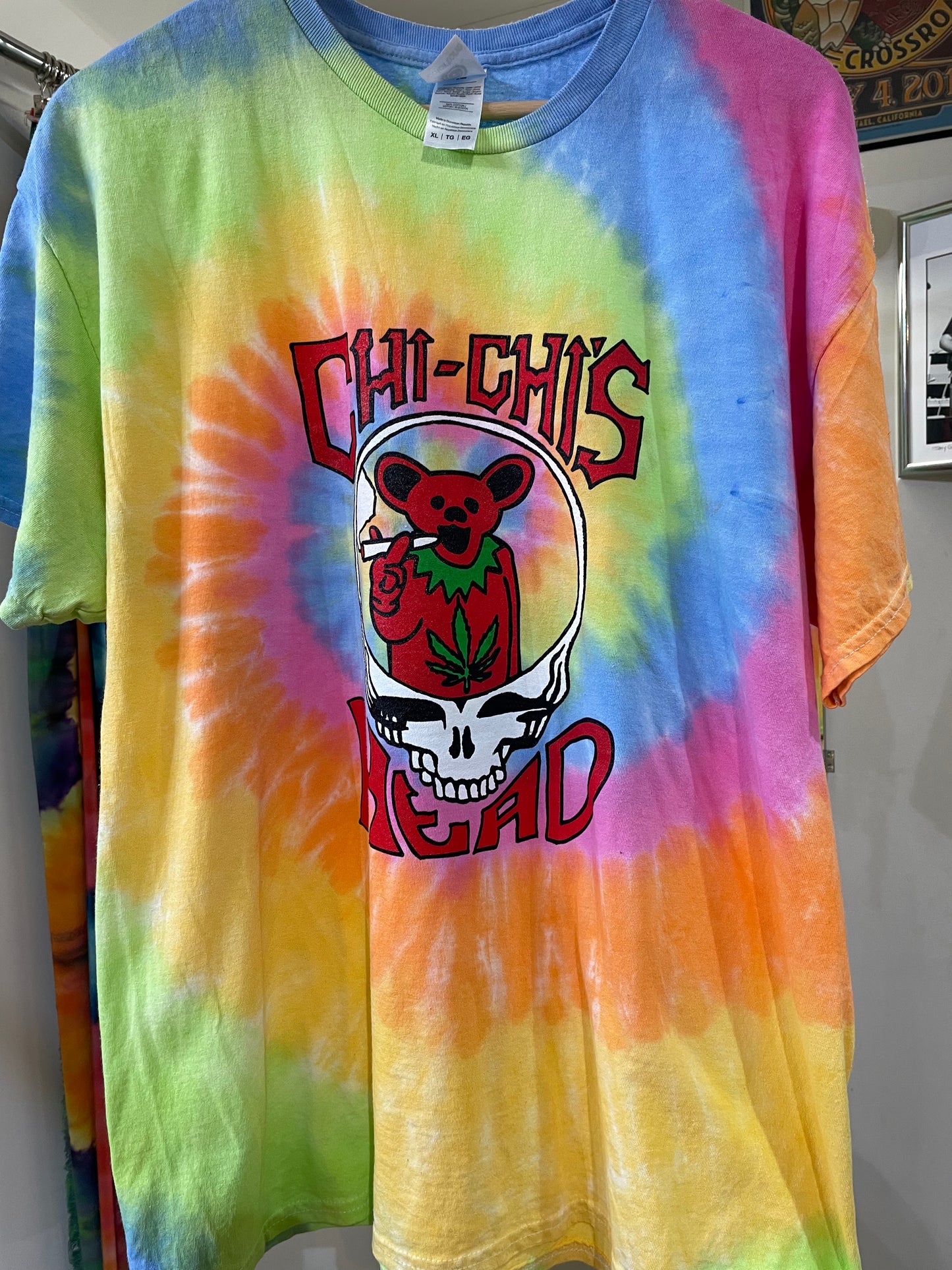 Chi Chis Head Tie-Dye T-Shirt