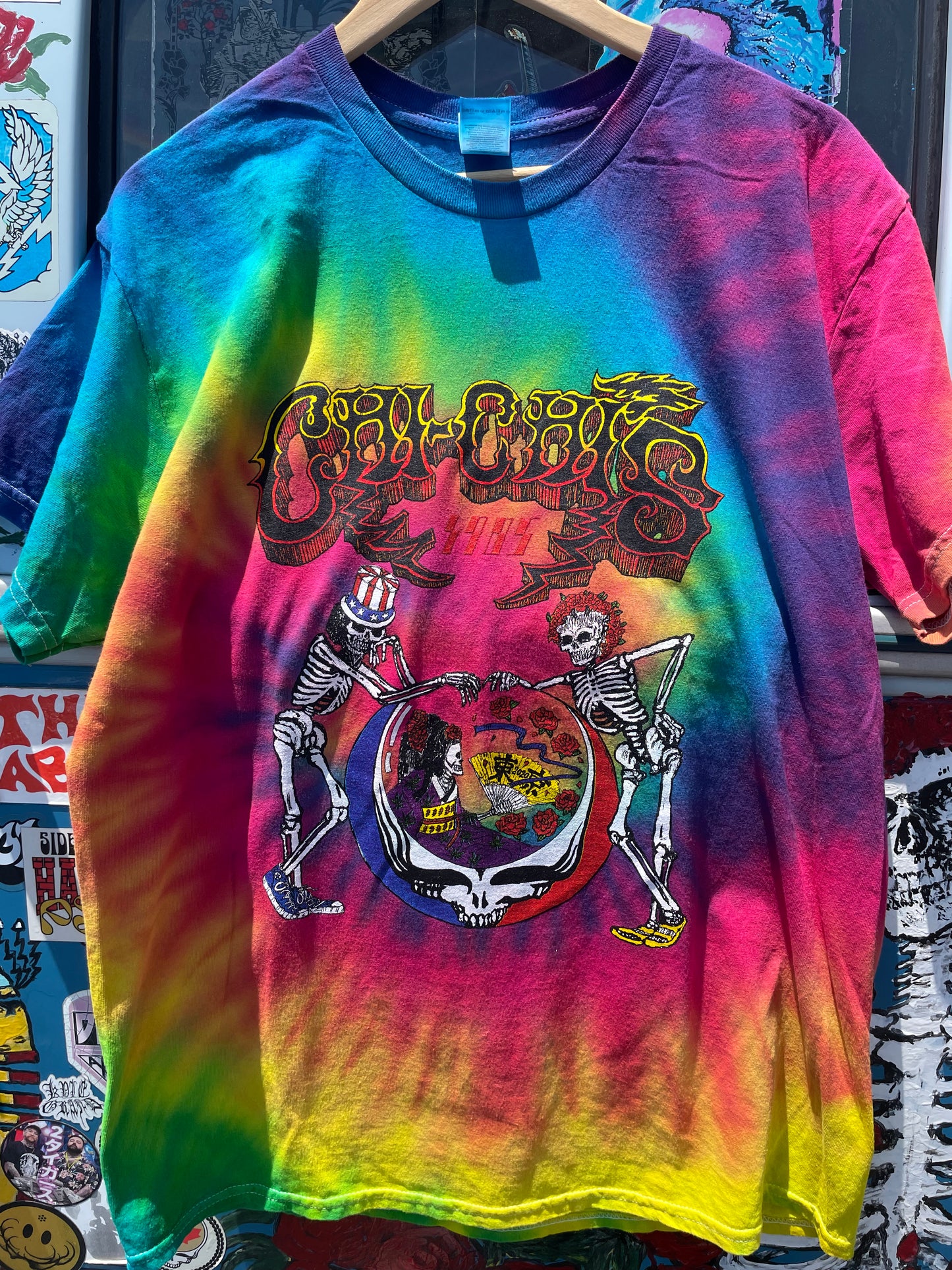 Kimonogirl Tie Dye T-Shirt Rainbow Color