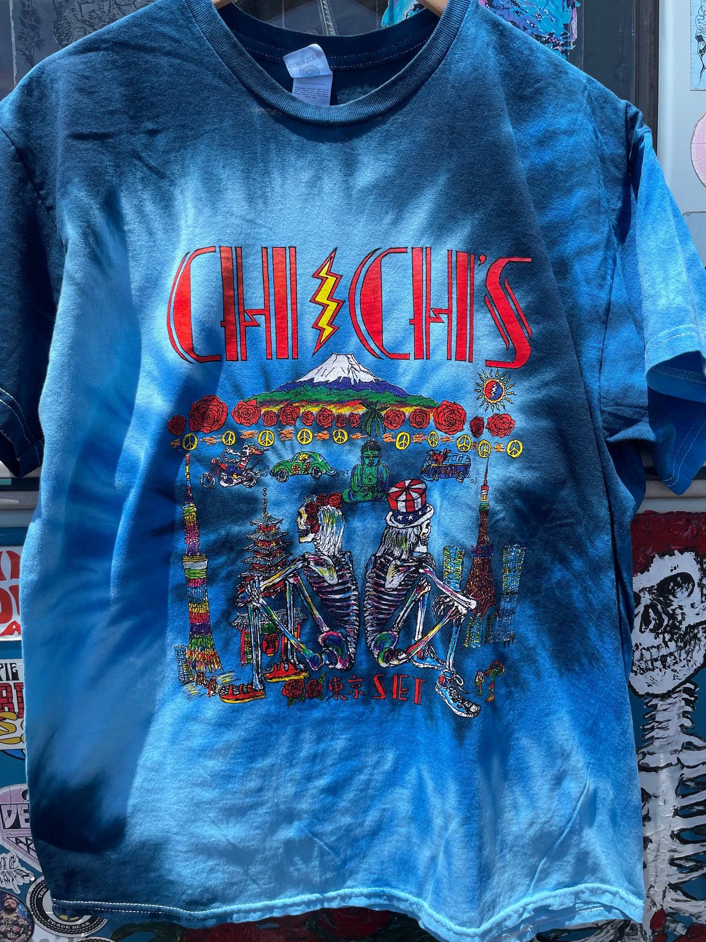 Tokyo Set Tie Dye T-Shirt Blue