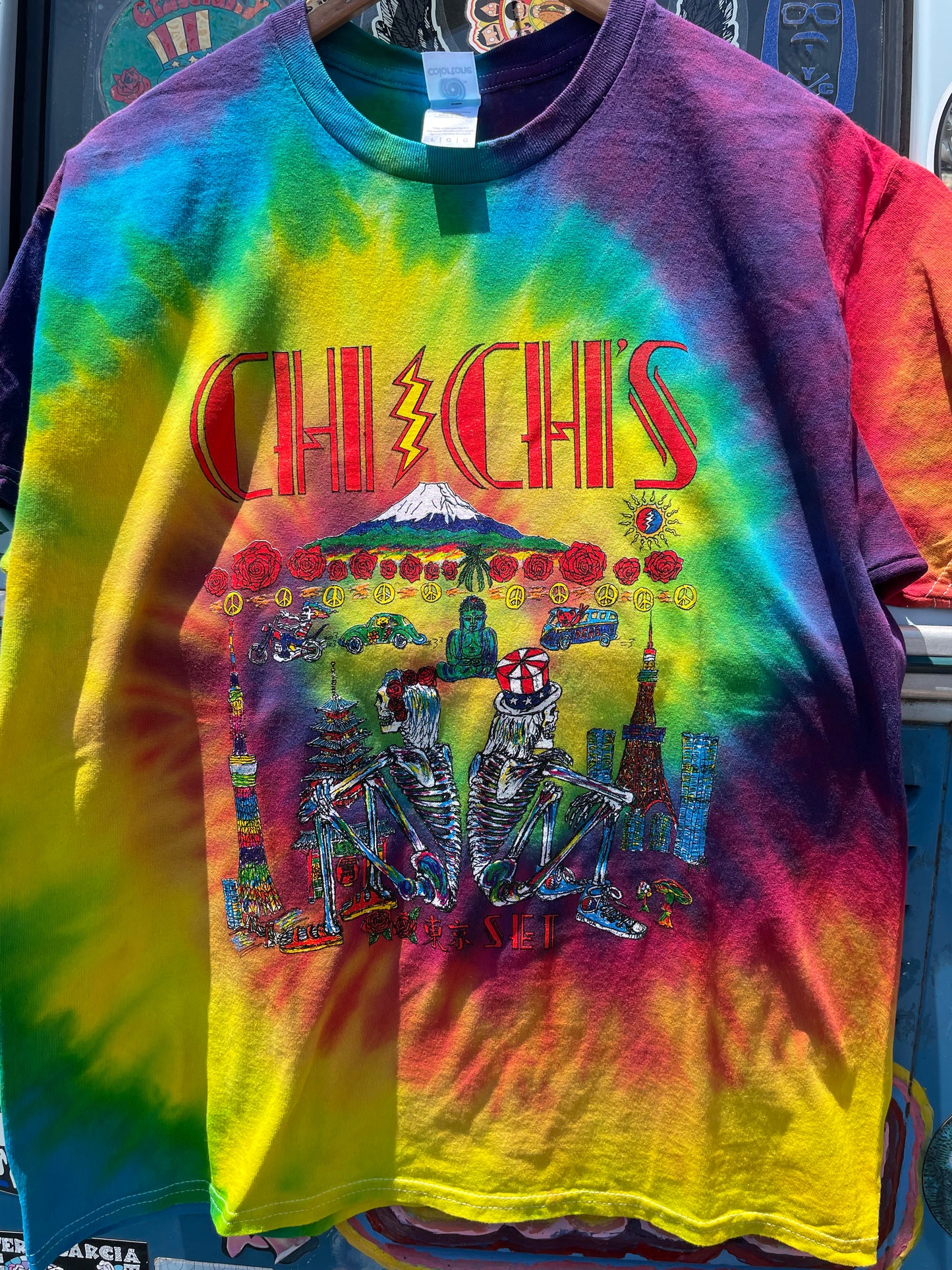 Tokyo Set Tie Dye T-Shirt Rainbow Color