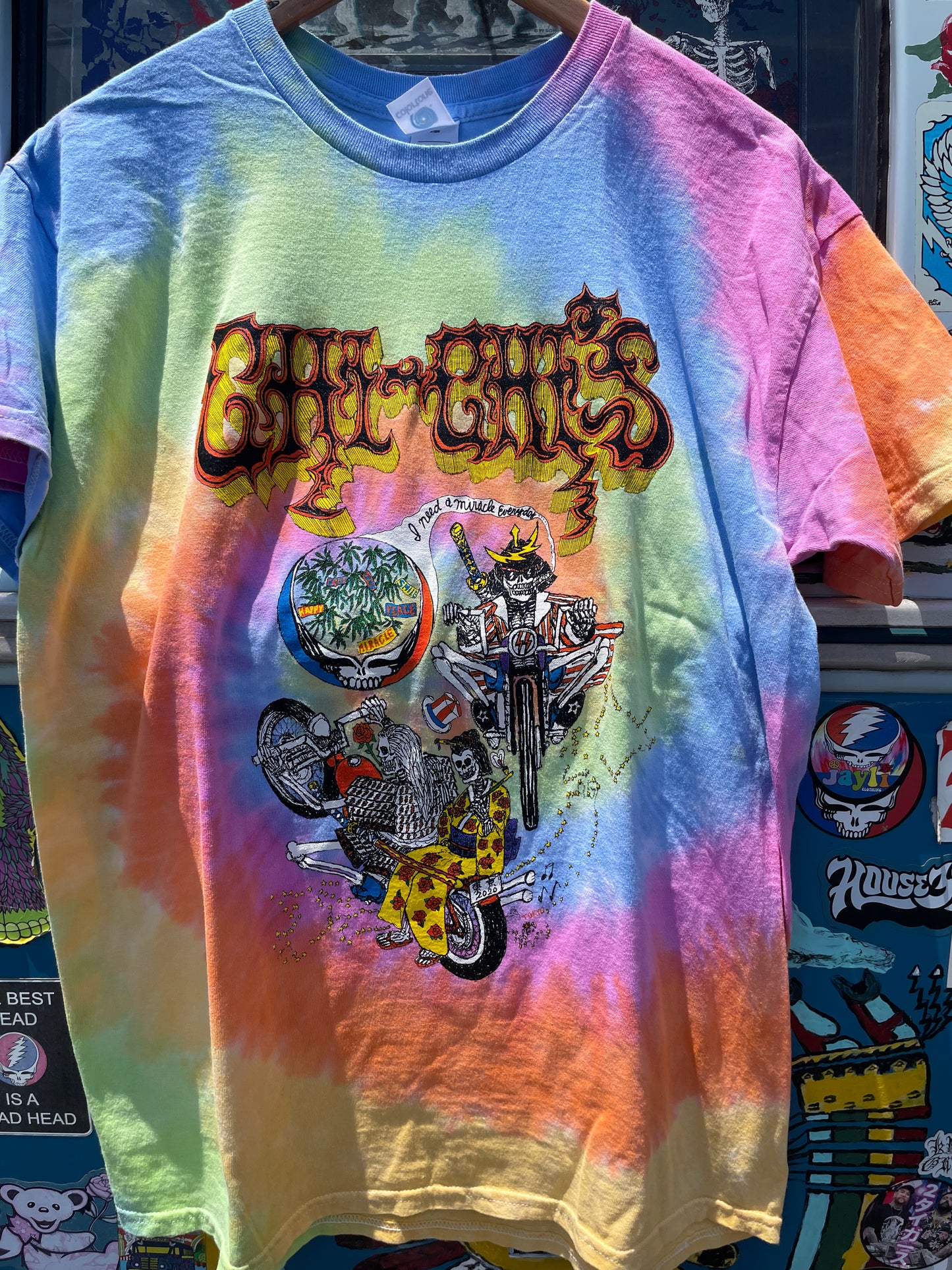 Cycle Samurai Tie Dye T-Shirt Pastel Color