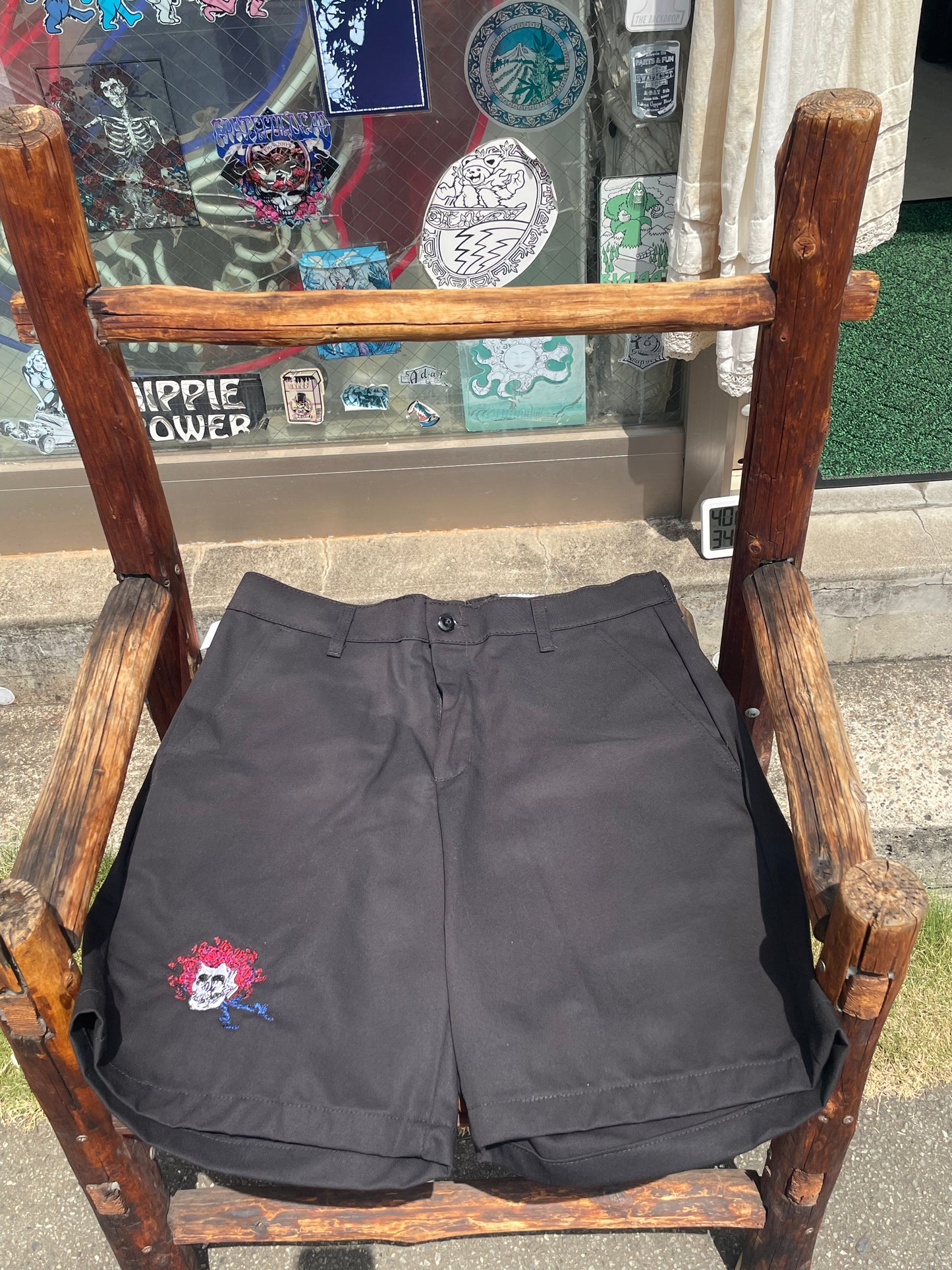 Bertha Enbroidery Short Pants Blackサイズ32
