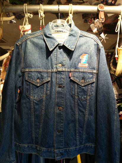 Remake Used Denim Jacket SYF Embroidery Levis