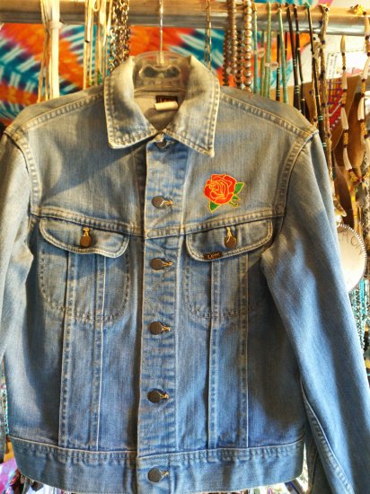 Remake Used Denim Jacket SYF Embroidery Lee